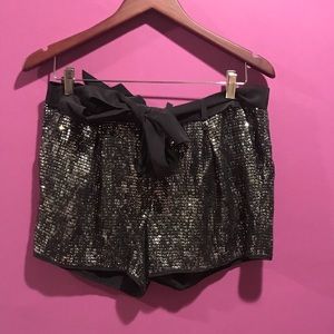 Sequin shorts NWT BCBG